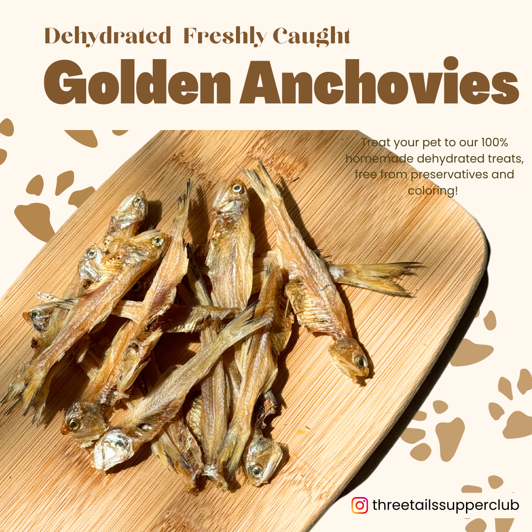 Air Dried Wild Caught Golden Anchovies